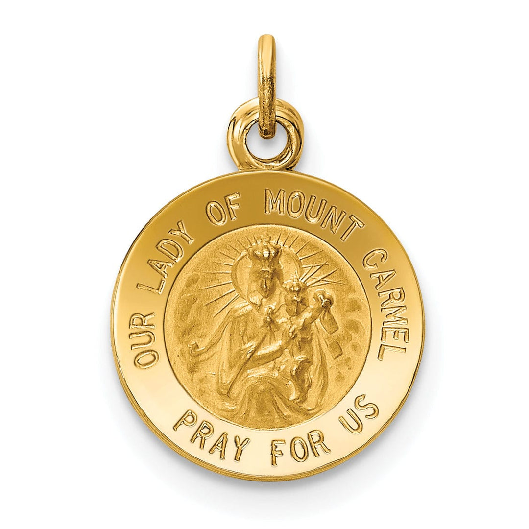 Lovely Rita's Pendants & Charms 14k Yellow Gold Our Lady of Mt. Carmel Medal