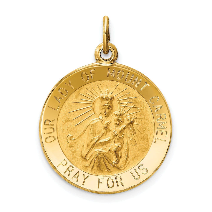Lovely Rita's Pendants & Charms 14k Yellow Gold Our Lady of Mt. Carmel Medal