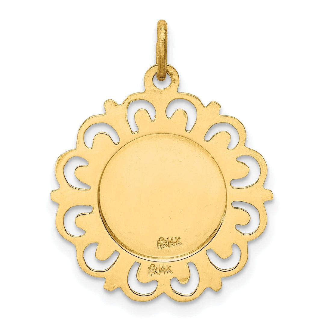 Lovely Rita's Pendants & Charms 14k Yellow Gold Our Lady of Mt. Carmel Medal