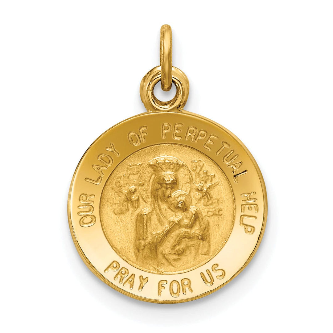 Lovely Rita's Pendants & Charms 14k Yellow Gold Our Lady of Perpetual Help Medal