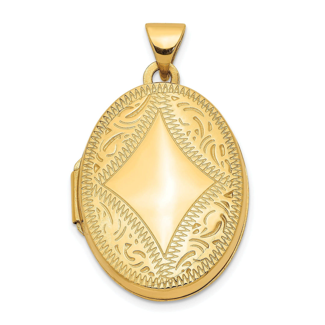 Lovely Rita's Pendants & Charms 14k Yellow Gold Oval Locket