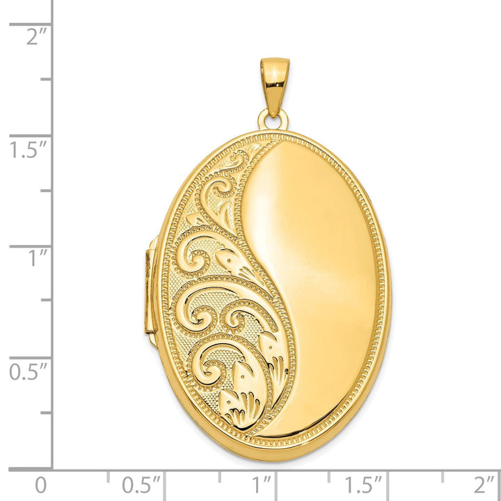 Lovely Rita's Pendants & Charms 14k Yellow Gold Oval Shape Locket Pendant