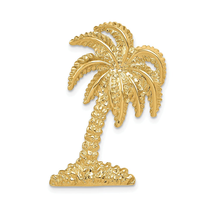 Lovely Rita's Pendants & Charms 14k Yellow Gold Palm Tree Slide Pendant