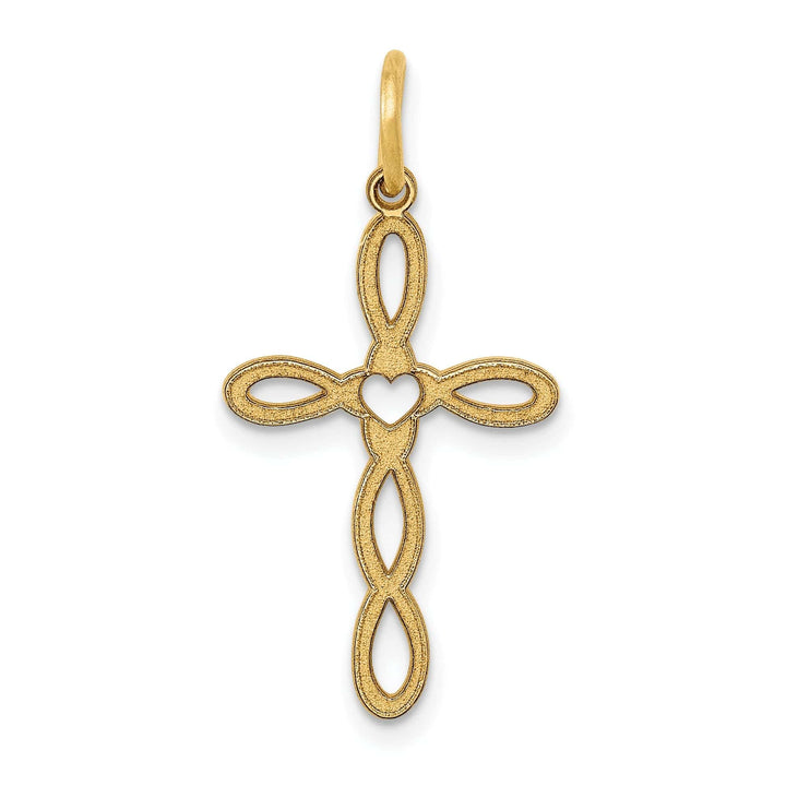 14k Yellow Gold Cross Pendant