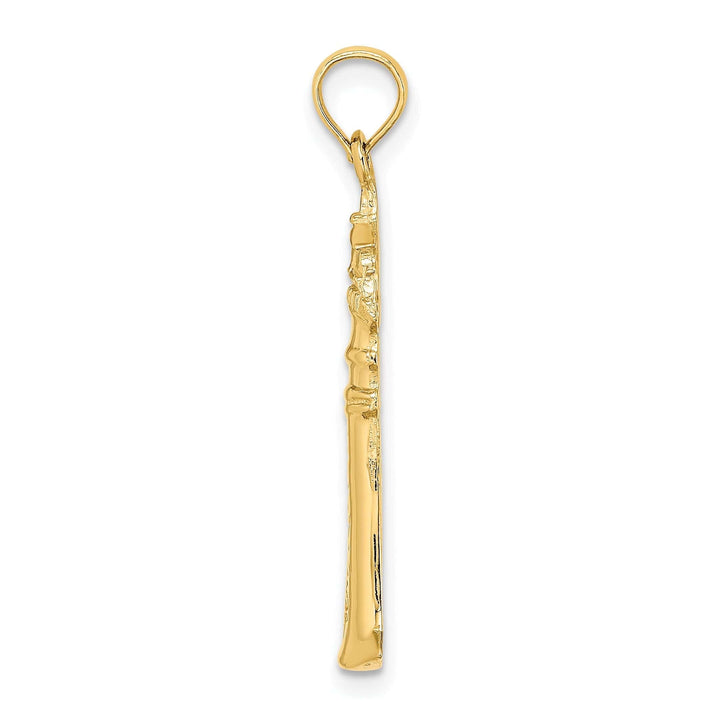 Lovely Rita's Pendants & Charms 14K Yellow Gold Polished 2-D KEY WEST Lighthouse Pendant