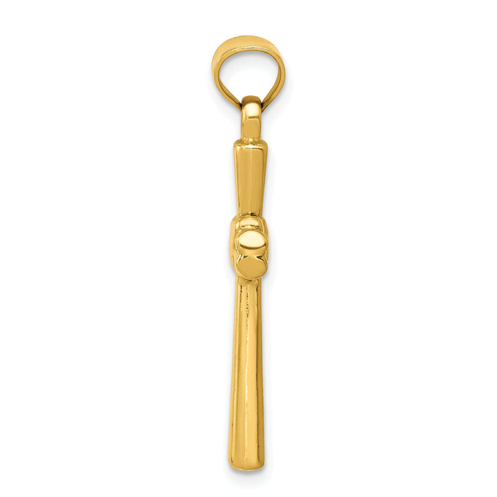 Lovely Rita's Pendants & Charms 14k Yellow Gold Polished 3-D Cross Pendant