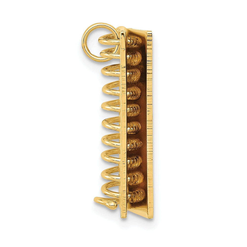 Lovely Rita's Pendants & Charms 14k Yellow Gold Polished 3-D U.S.A Passport Book Opens Pendant