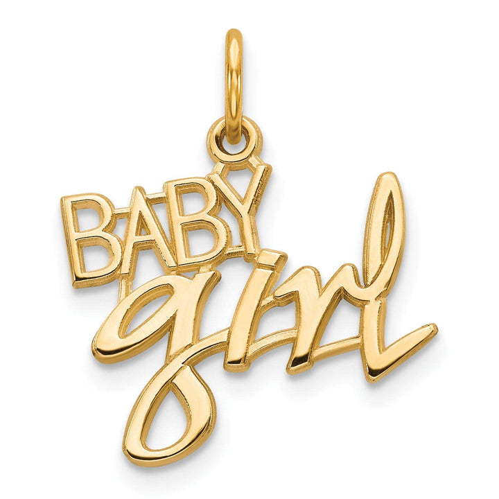 Lovely Rita's Pendants & Charms 14k Yellow Gold Polished Baby Girl Pendant