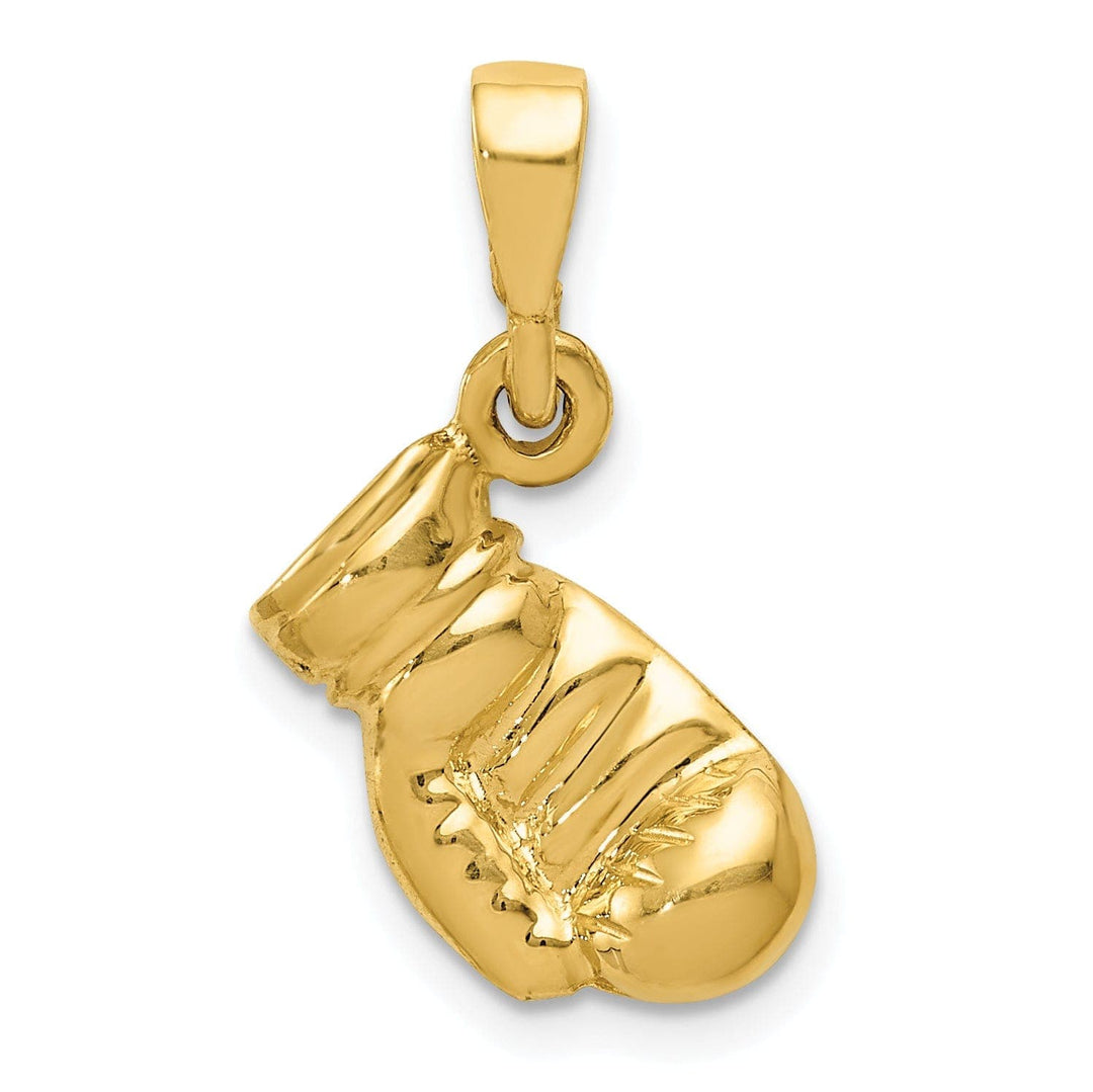 Lovely Rita's Pendants & Charms 14k Yellow Gold Polished Boxing Glove Pendant