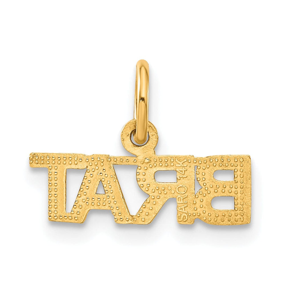 Lovely Rita's Pendants & Charms 14k Yellow Gold Polished Brat Charm Pendant