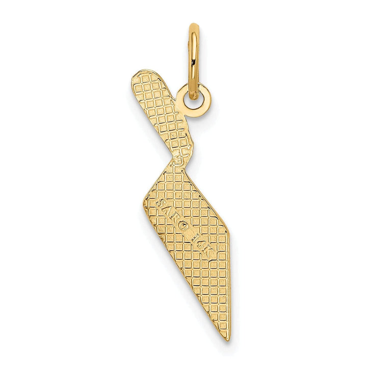 Lovely Rita's Pendants & Charms 14k Yellow Gold Polished Brick Trowel Charm