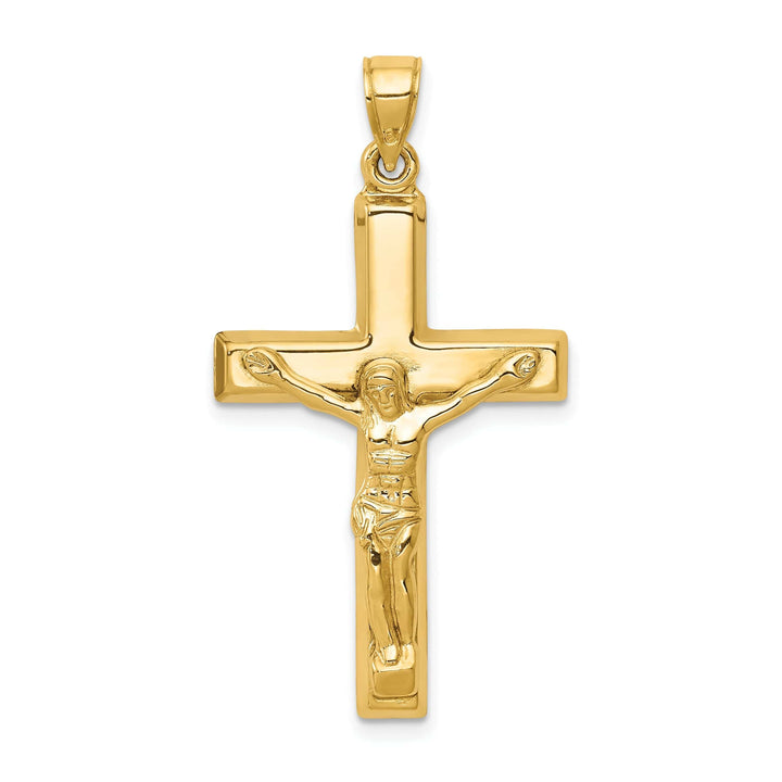 Lovely Rita's Pendants & Charms 14k Yellow Gold Polished Crucifix Pendant