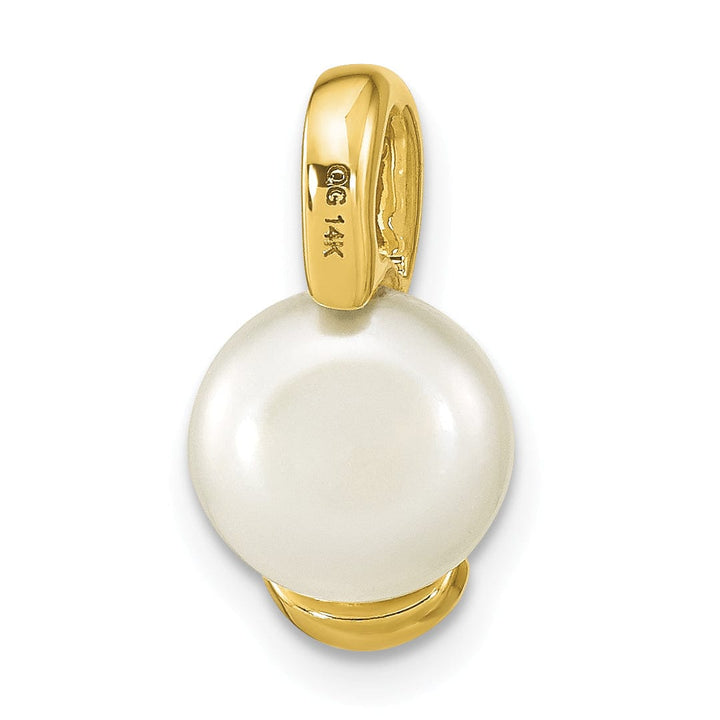 Lovely Rita's Pendants & Charms 14k Yellow Gold Polished Cultured Pearl Pendant
