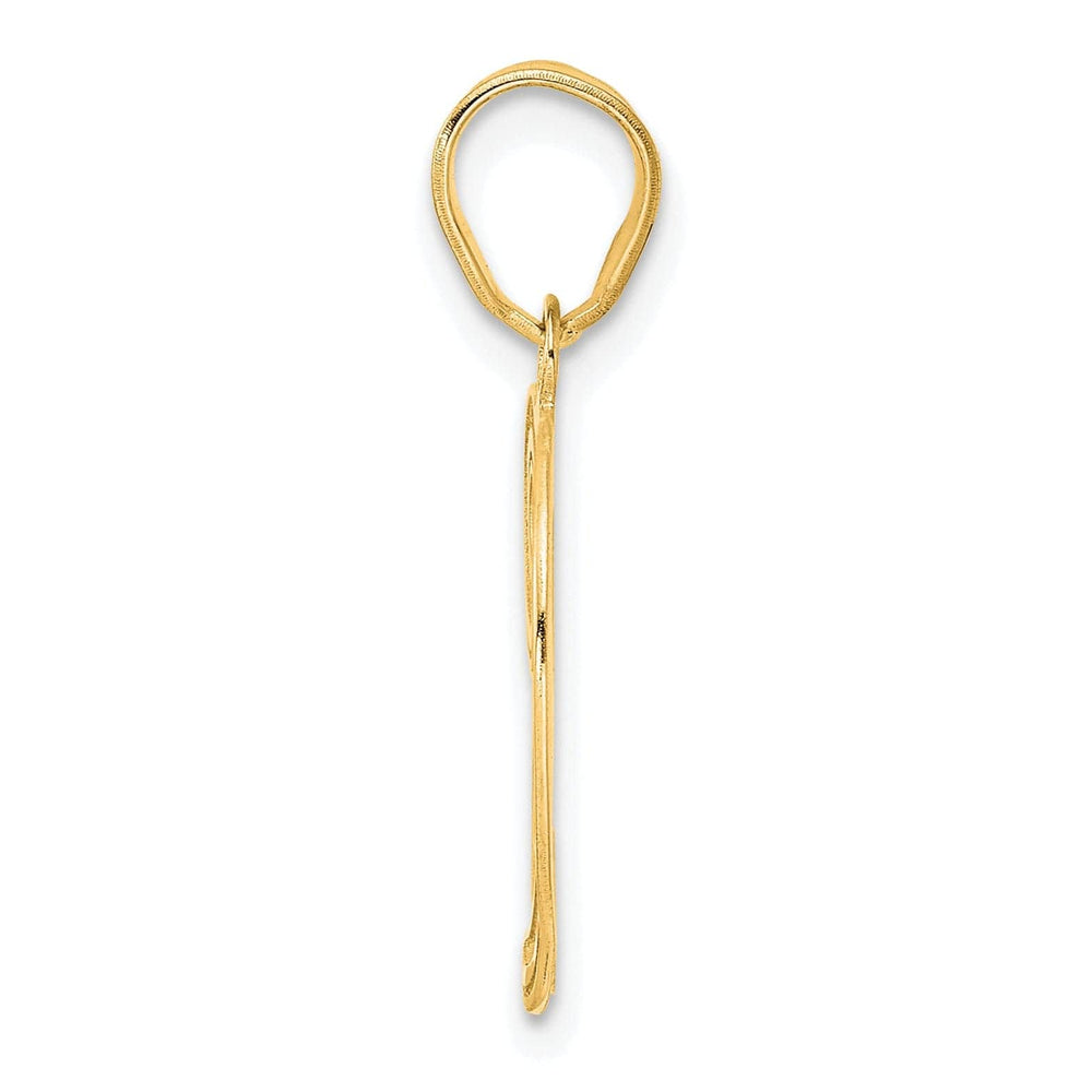 Lovely Rita's Pendants & Charms 14k Yellow Gold Polished Etched Finish Number 29 Charm Pendant