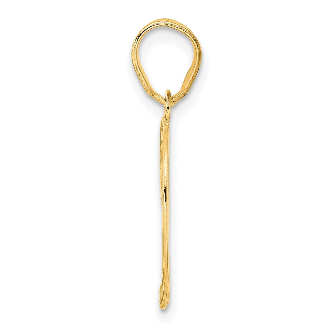 Lovely Rita's Pendants & Charms 14k Yellow Gold Polished Etched Finish Number 29 Charm Pendant