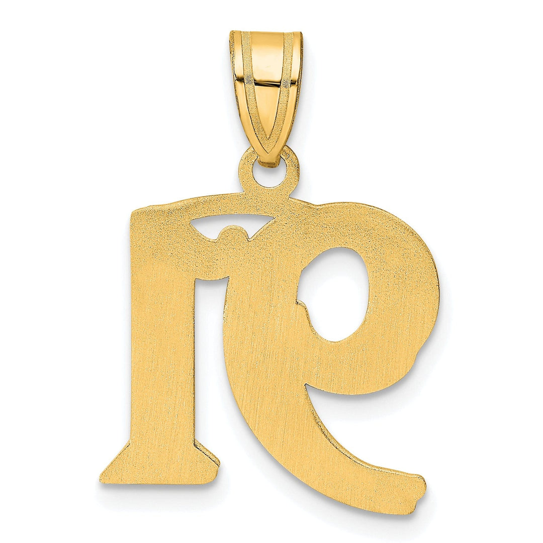 Lovely Rita's Pendants & Charms 14k Yellow Gold Polished Etched Finish Number 91 Charm Pendant