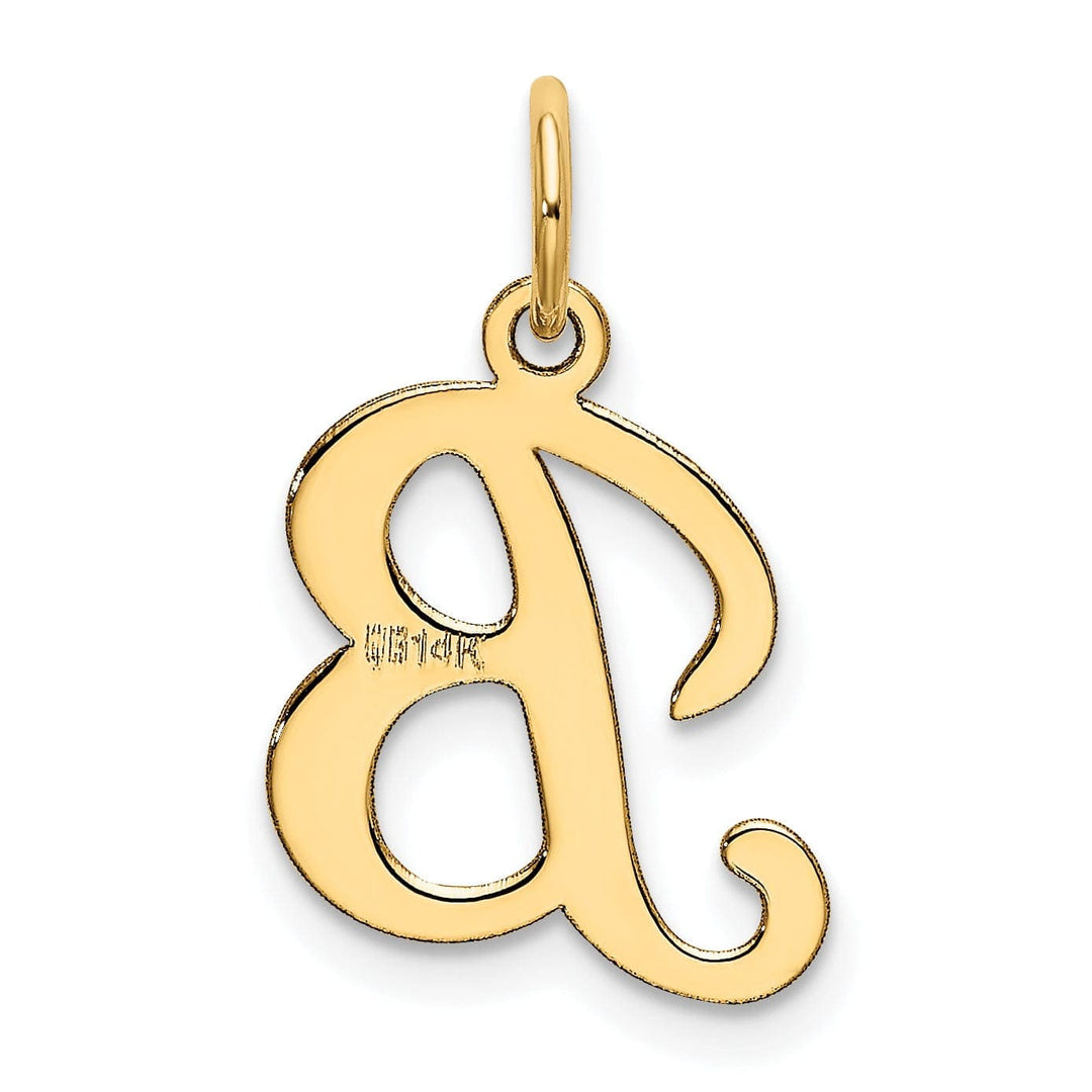 Lovely Rita's Pendants & Charms 14k Yellow Gold Polished Fancy Initial B Charm