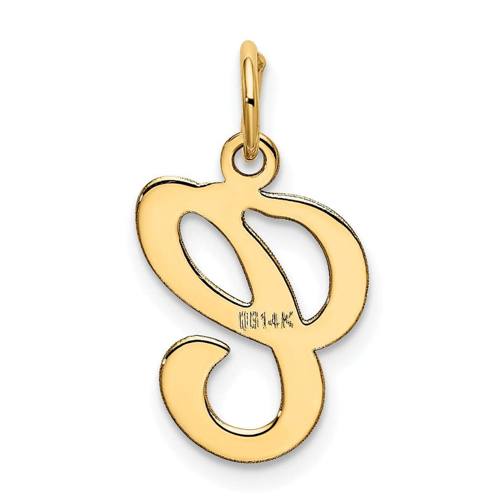 Lovely Rita's Pendants & Charms 14k Yellow Gold Polished Fancy Initial C Charm