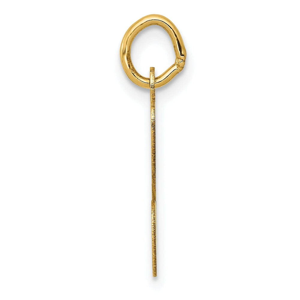 Lovely Rita's Pendants & Charms 14k Yellow Gold Polished Fancy Initial C Charm