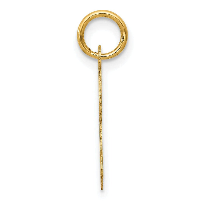 Lovely Rita's Pendants & Charms 14k Yellow Gold Polished Fancy Initial K Charm