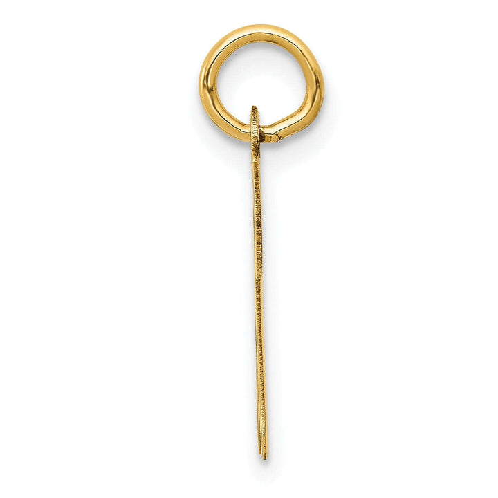 Lovely Rita's Pendants & Charms 14k Yellow Gold Polished Fancy Initial N Charm