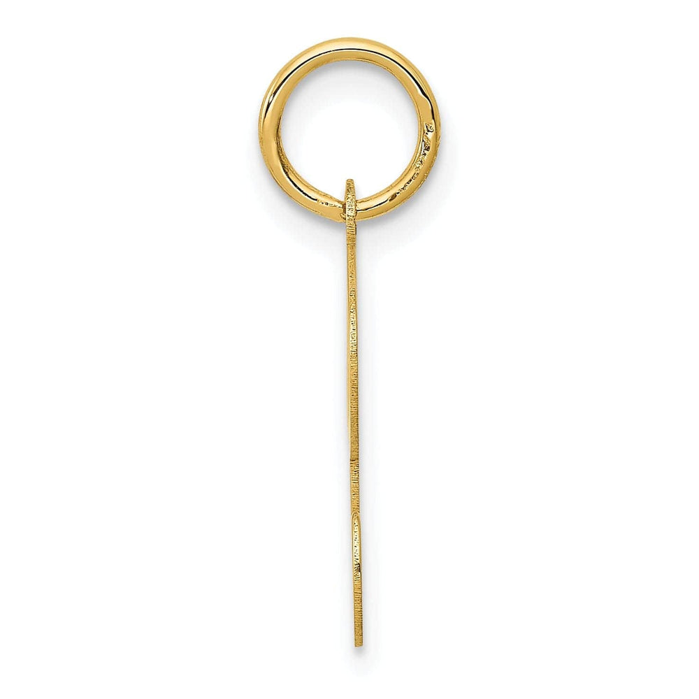 Lovely Rita's Pendants & Charms 14k Yellow Gold Polished Fancy Initial R Charm