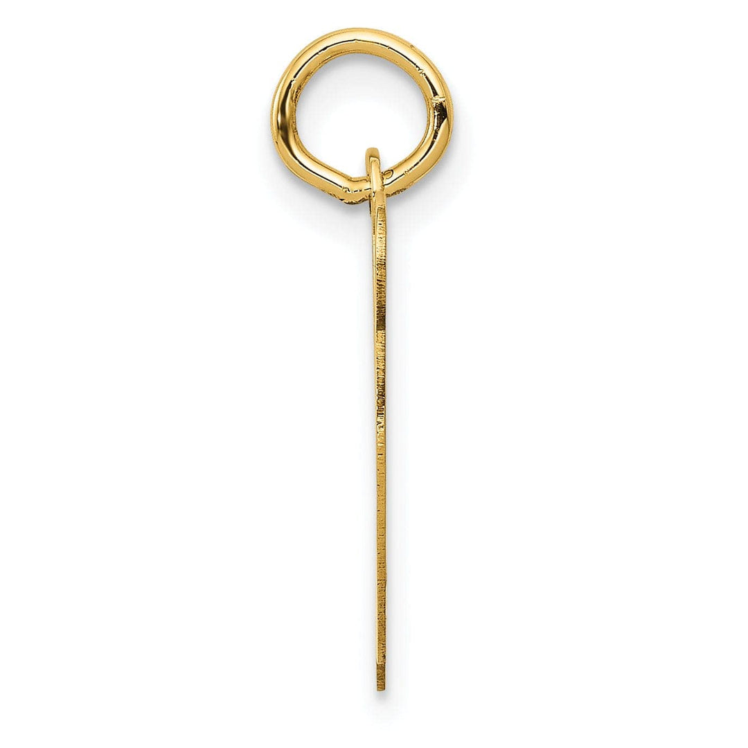 Lovely Rita's Pendants & Charms 14k Yellow Gold Polished Fancy Initial W Charm