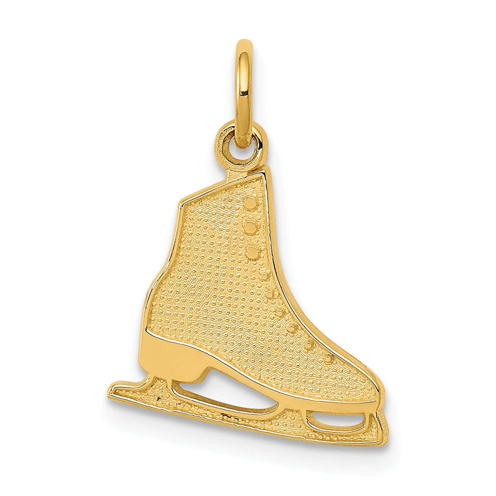 Lovely Rita's Pendants & Charms 14k Yellow Gold Polished Figure Skate Pendant