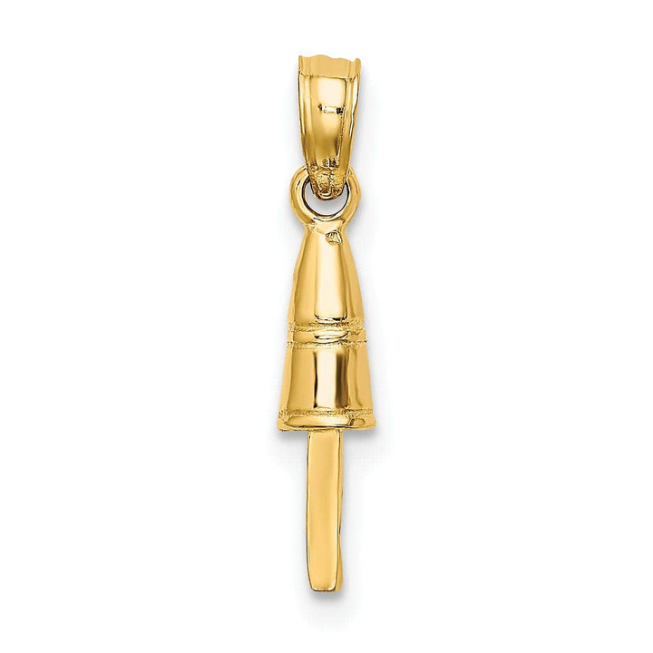 Lovely Rita's Pendants & Charms 14K Yellow Gold Polished Finish 3-D Buoy Charm Pendant