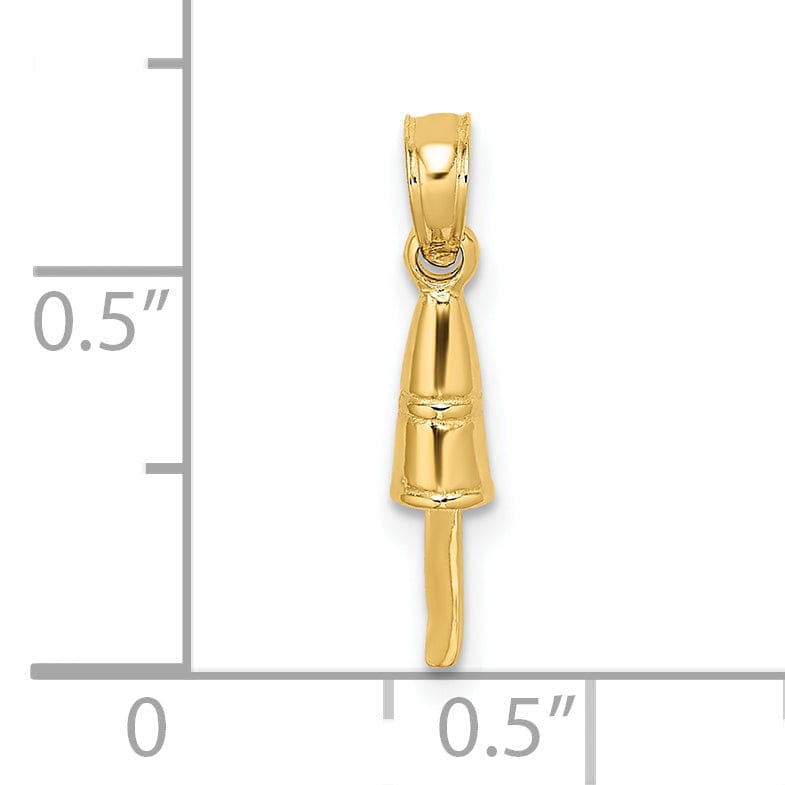 Lovely Rita's Pendants & Charms 14K Yellow Gold Polished Finish 3-D Buoy Charm Pendant