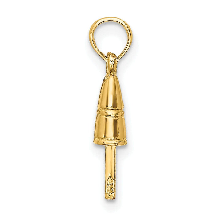 Lovely Rita's Pendants & Charms 14K Yellow Gold Polished Finish 3-D Buoy Charm Pendant