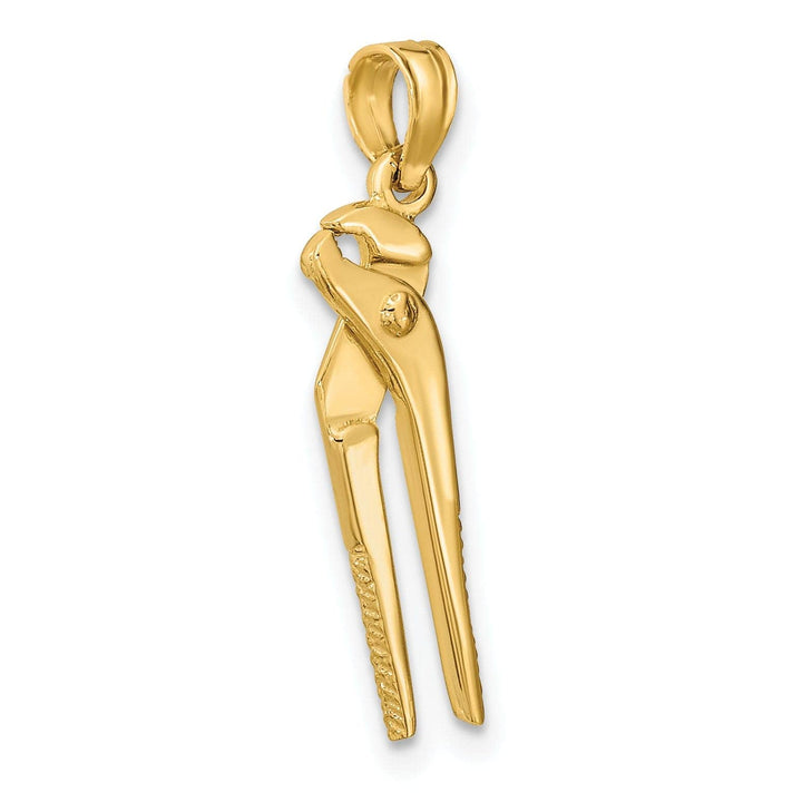 Lovely Rita's Pendants & Charms 14K Yellow Gold Polished Finish 3-D Moveable Pliers Charm Pendant