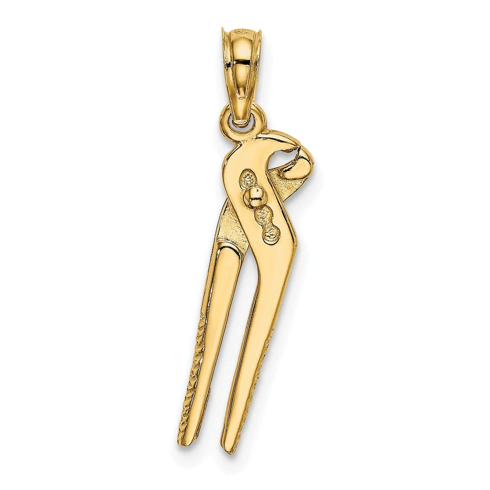 Lovely Rita's Pendants & Charms 14K Yellow Gold Polished Finish 3-D Moveable Pliers Charm Pendant
