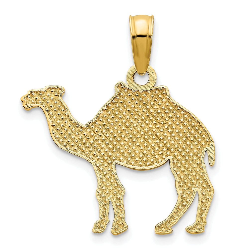 Lovely Rita's Pendants & Charms 14K Yellow Gold Polished Finish Camel Charm Pendant