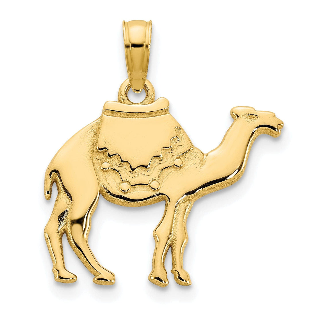 Lovely Rita's Pendants & Charms 14K Yellow Gold Polished Finish Camel Charm Pendant