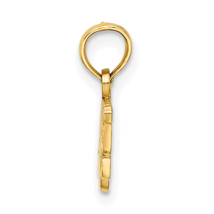 Lovely Rita's Pendants & Charms 14k Yellow Gold Polished Finish GRANDPAS GIRL Charm Design Pendant