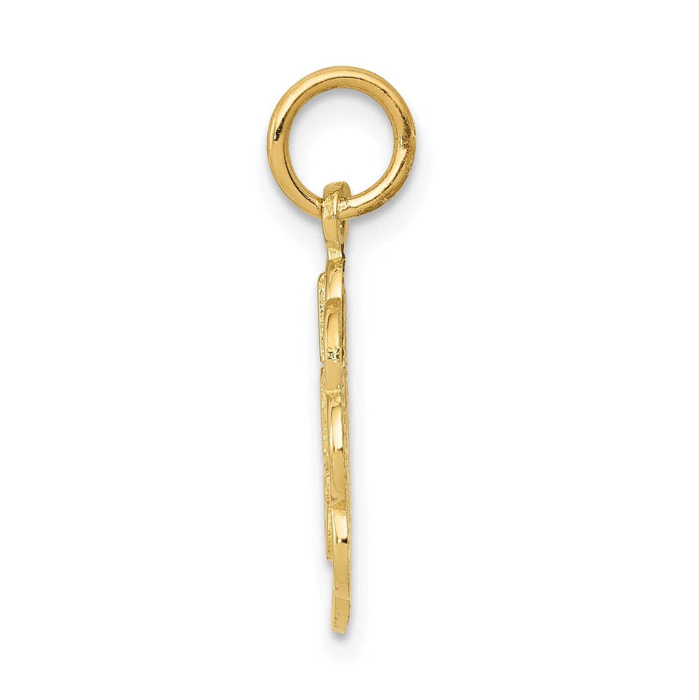 Lovely Rita's Pendants & Charms 14k Yellow Gold Polished Finish I LOVE CATS Talking Charm Pendant