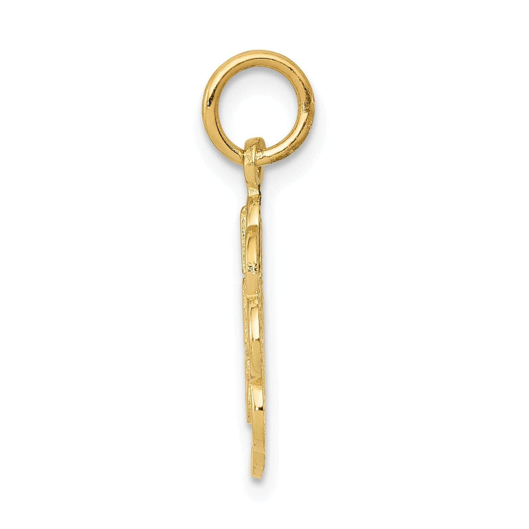 Lovely Rita's Pendants & Charms 14k Yellow Gold Polished Finish I LOVE CATS Talking Charm Pendant