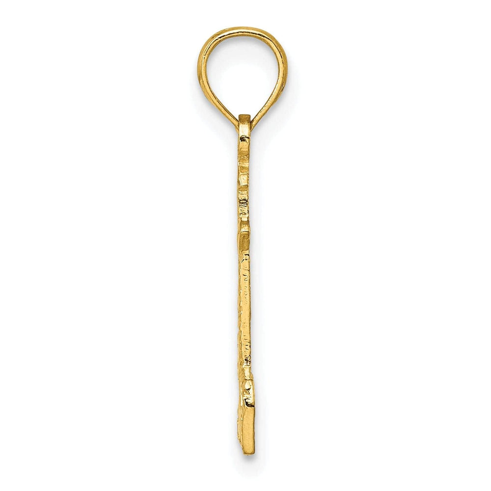 Lovely Rita's Pendants & Charms 14K Yellow Gold Polished Finish Lighthouse with Side Building Charm