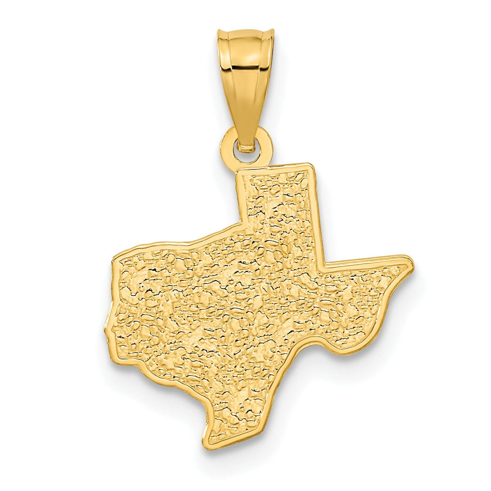 Lovely Rita's Pendants & Charms 14k Yellow Gold Polished Finish Map State of TEXAS Pendant