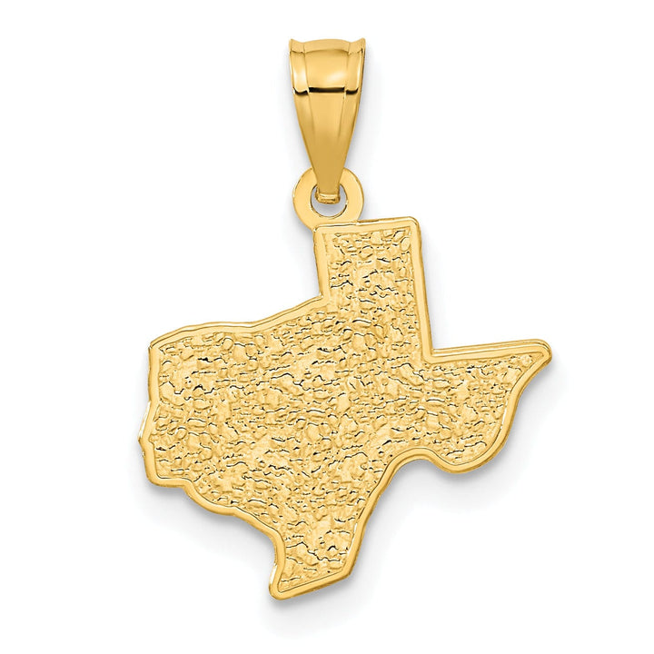 Lovely Rita's Pendants & Charms 14k Yellow Gold Polished Finish Map State of TEXAS Pendant