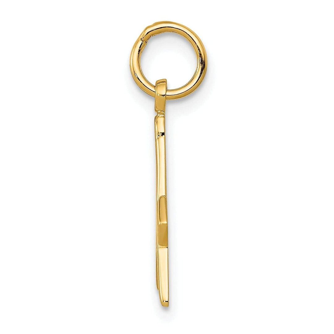 Lovely Rita's Pendants & Charms 14k Yellow Gold Polished Finish Masonic Pendant