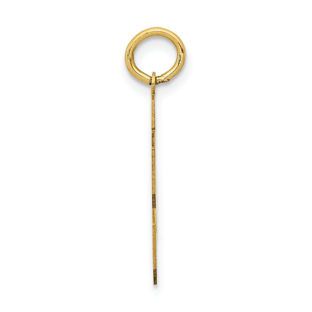 Lovely Rita's Pendants & Charms 14K Yellow Gold Polished Finish Medium Size Number 23 Charm Pendant