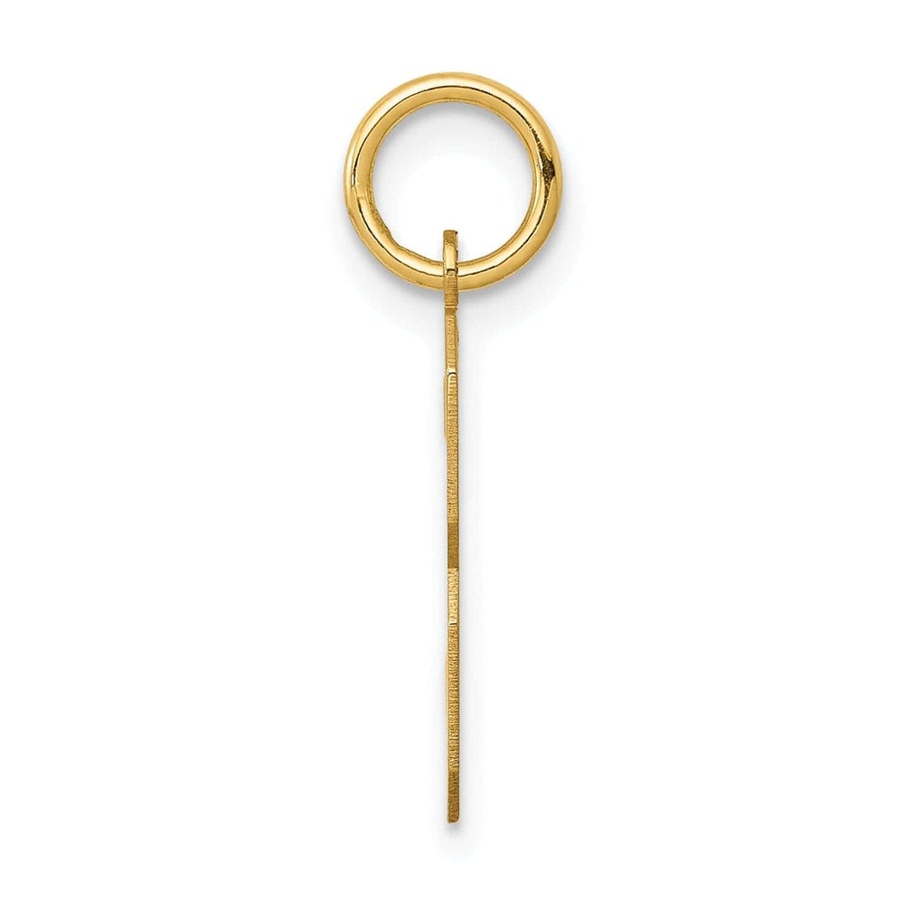 Lovely Rita's Pendants & Charms 14K Yellow Gold Polished Finish Medium Size Number 3 Charm Pendant