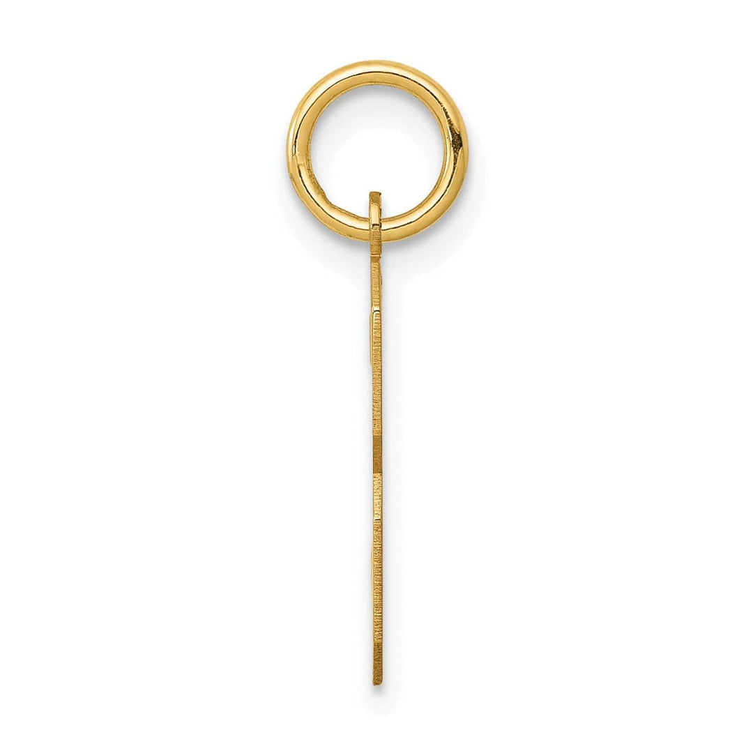 Lovely Rita's Pendants & Charms 14K Yellow Gold Polished Finish Medium Size Number 3 Charm Pendant