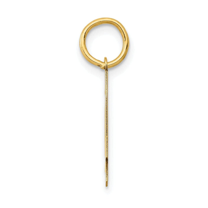 Lovely Rita's Pendants & Charms 14K Yellow Gold Polished Finish Medium Size Number 4 Charm Pendant
