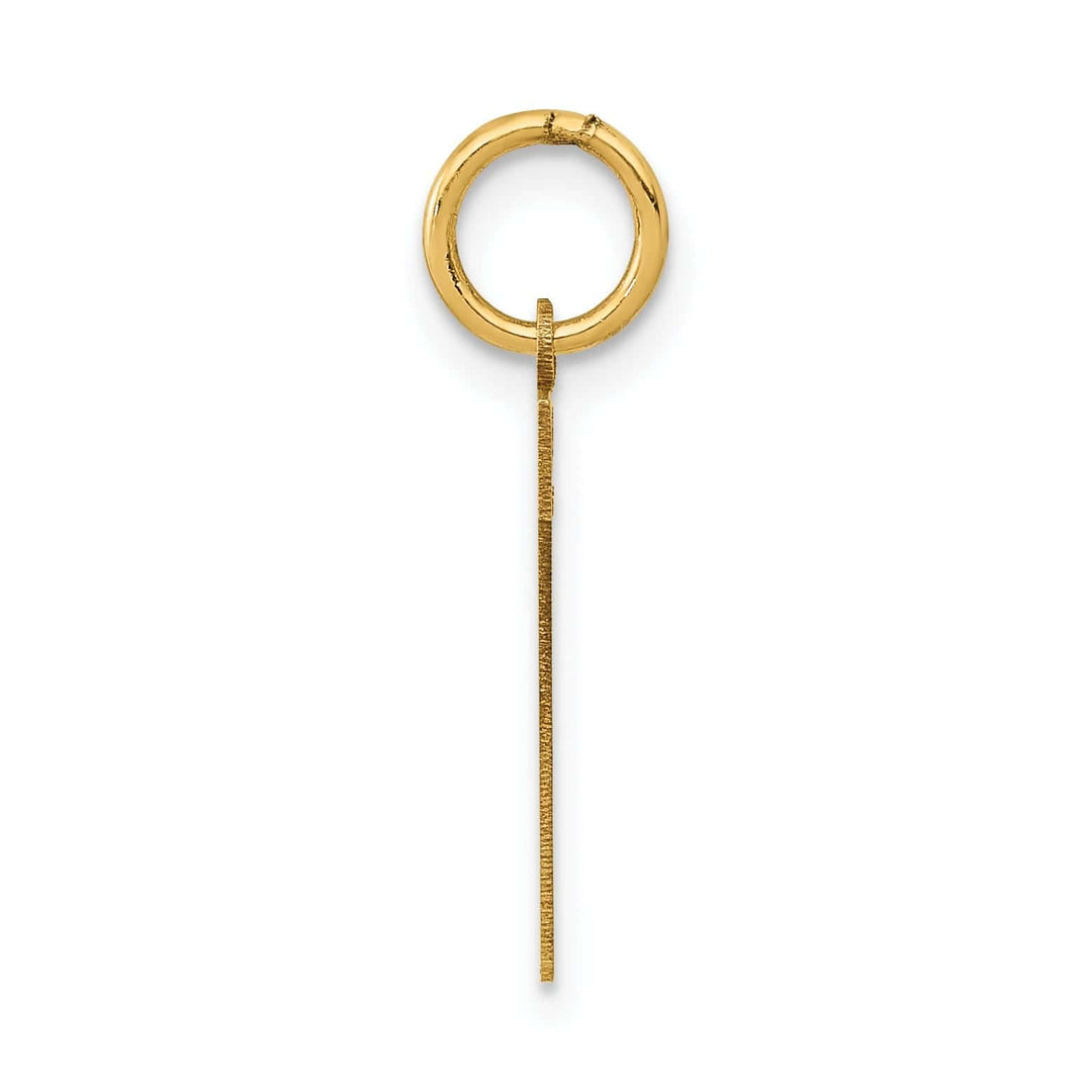 Lovely Rita's Pendants & Charms 14K Yellow Gold Polished Finish Medium Size Number 7 Pendant