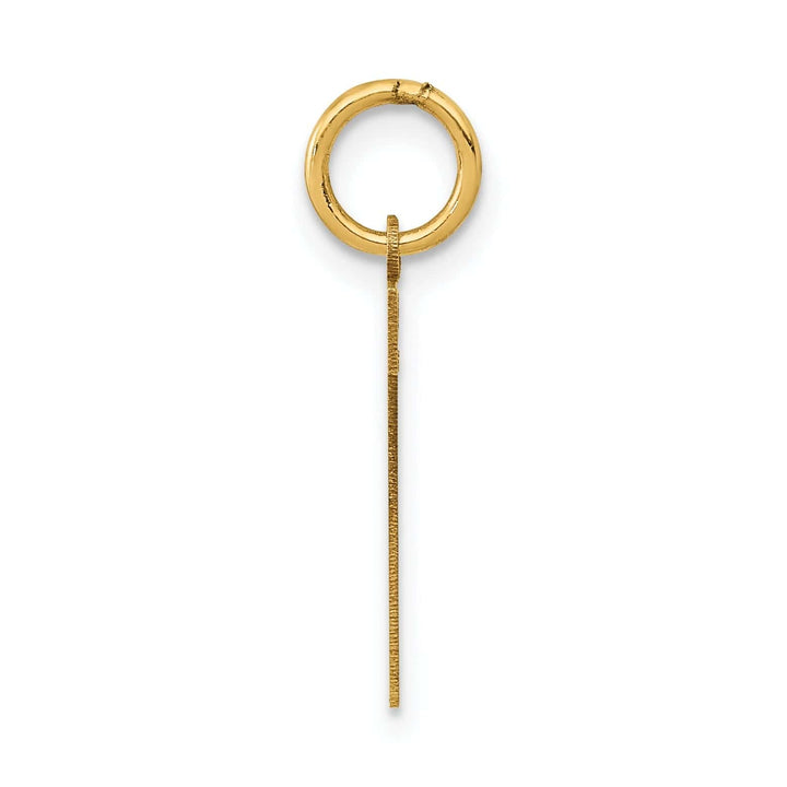 Lovely Rita's Pendants & Charms 14K Yellow Gold Polished Finish Medium Size Number 7 Pendant
