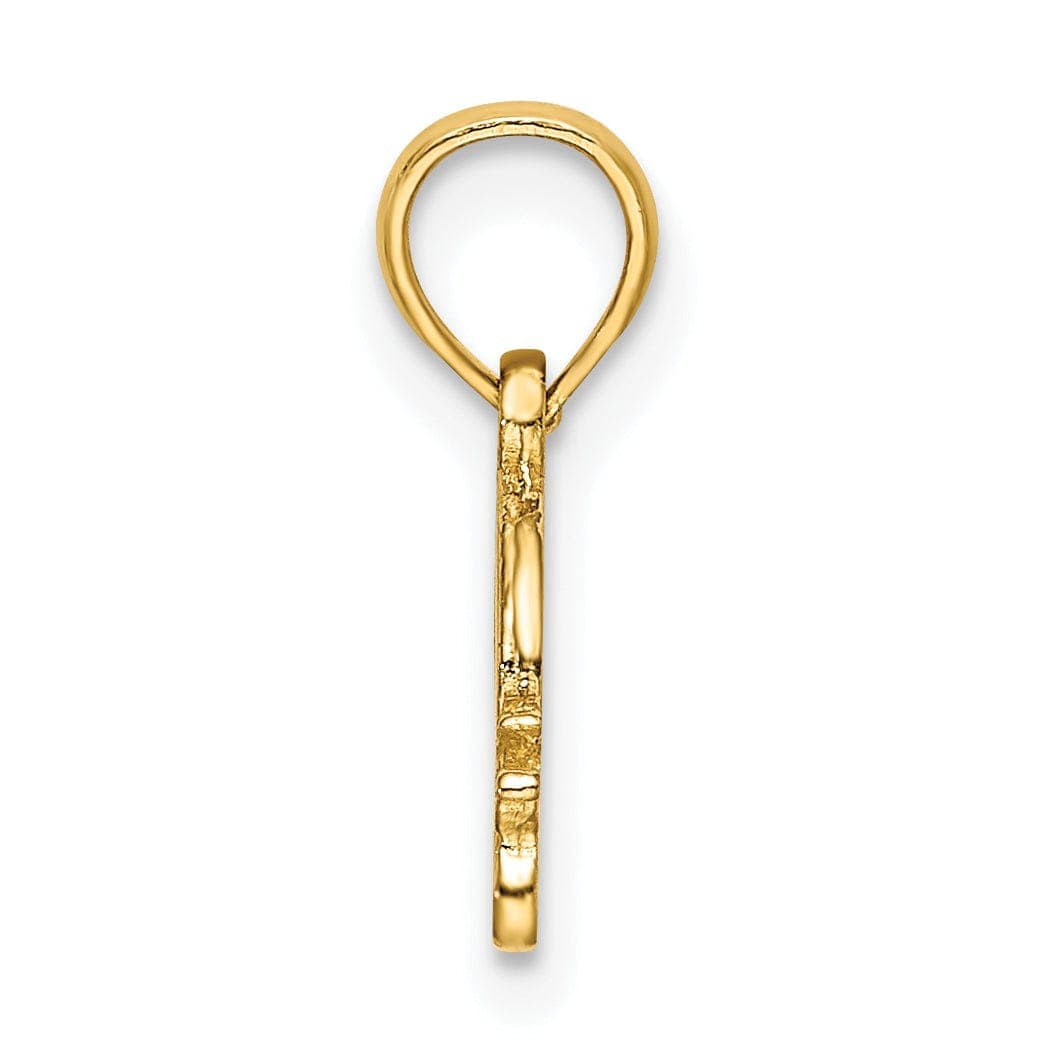 Lovely Rita's Pendants & Charms 14k Yellow Gold Polished Finish Mini Size Snail Design Pendant