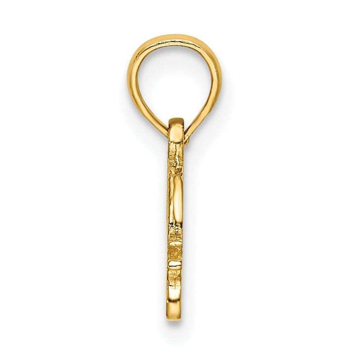 Lovely Rita's Pendants & Charms 14k Yellow Gold Polished Finish Mini Size Snail Design Pendant